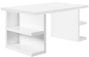 Matně bílý pracovní stůl TEMAHOME Multi 160 x 90 cm