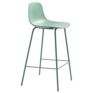 Zelená plastová barová židle Unique Furniture Whitby 67